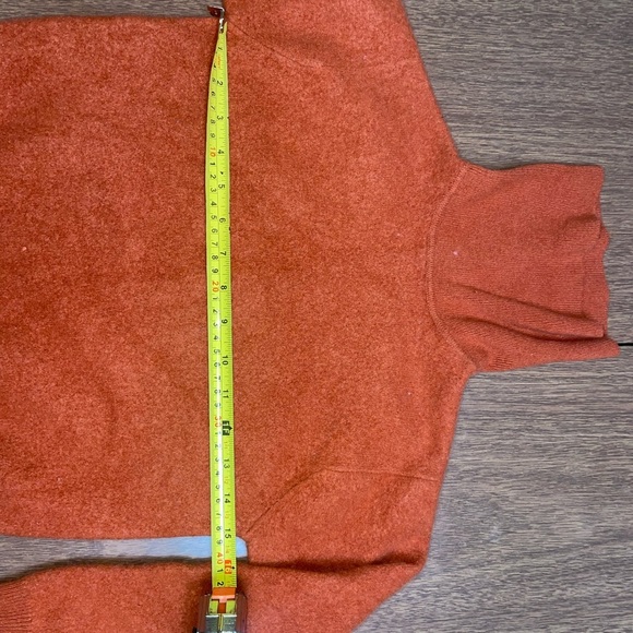 Charter Club 100% Cashmere RustTurtleneck Sweater - Picture 7 of 8